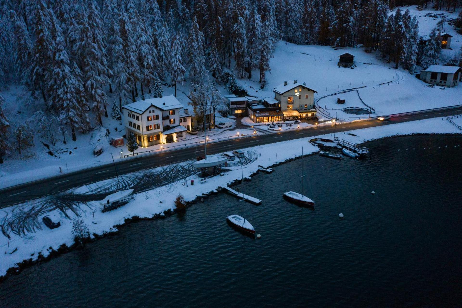 Hotel Cristallina Sils Maria Esterno foto